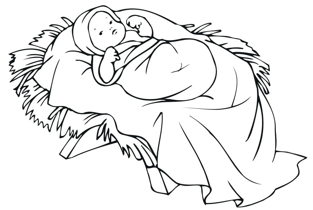 1024x689 Jesus Is Born Coloring Page Coloring Pages Printable Coloring