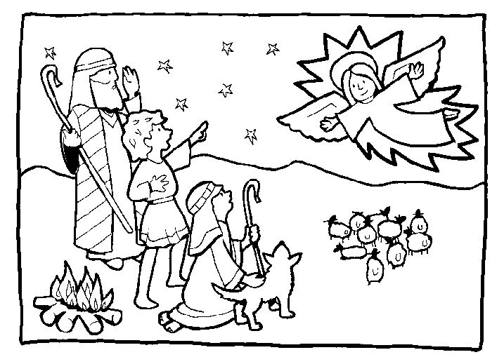 717x519 Kids Church Christmas Coloring Pages 188 Best Simpson Images