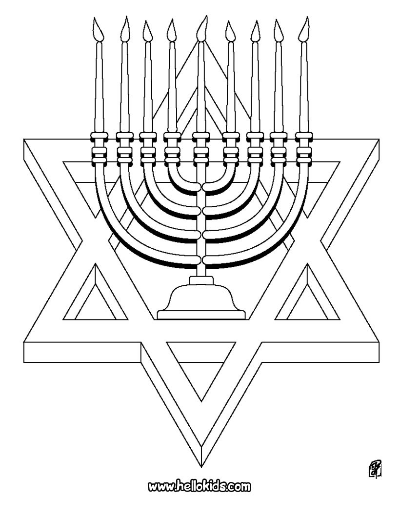 820x1060 Star Of David Coloring Pages
