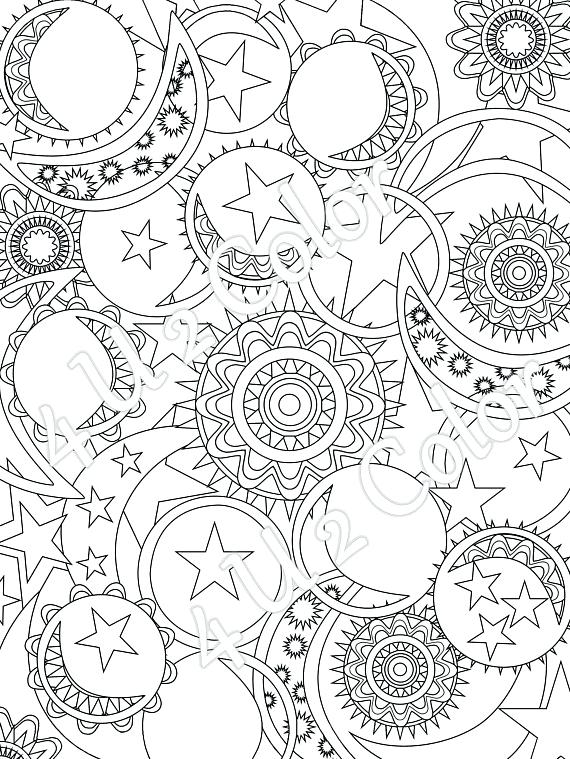 570x759 Stars Coloring Page Sun Moon Stars 1 Coloring Page Sun Moon Stars