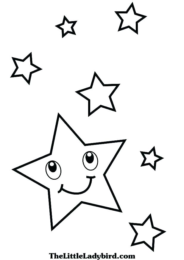 618x874 Coloring Pages Of A Star Star Shape Coloring Page Shape Coloring