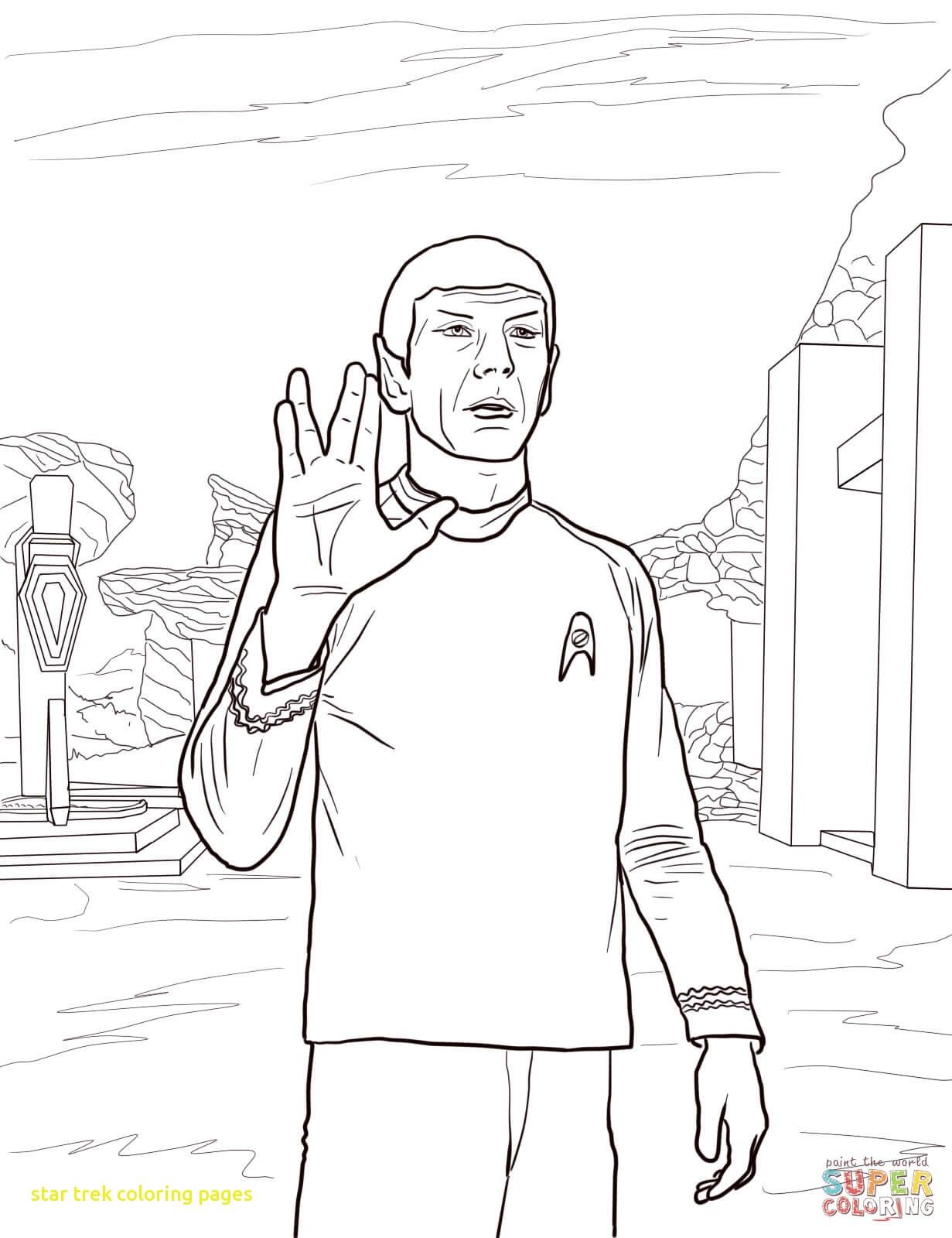 1231x1600 Star Trek Coloring Pages With Star Trek Spock Coloring Page