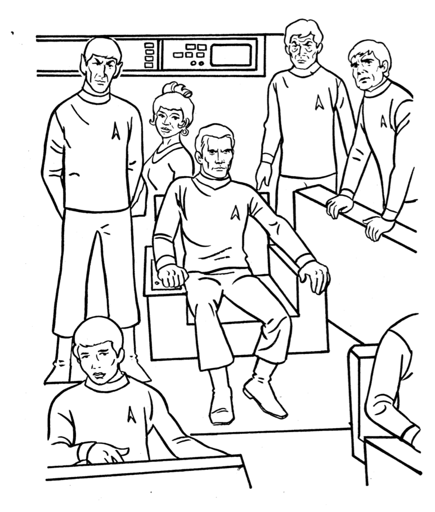 870x1024 Star Trek Coloring Pages With Wallpaper Desktop Mayapurjacouture