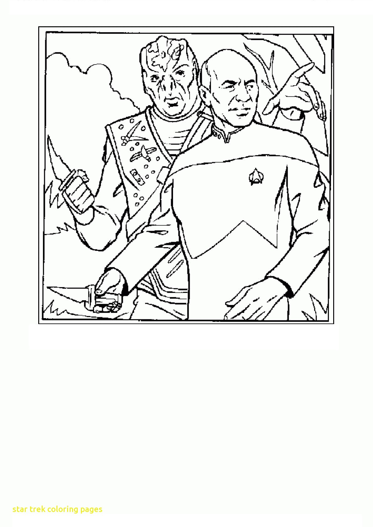 1190x1683 Star Trek Spock Coloring Page Free Printable Pages Tearing