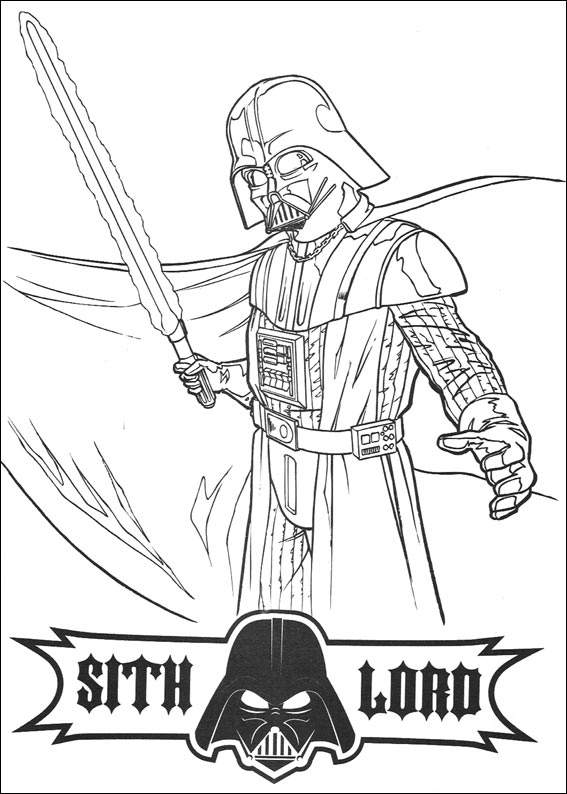 567x794 Star Wars 124 Coloring Page