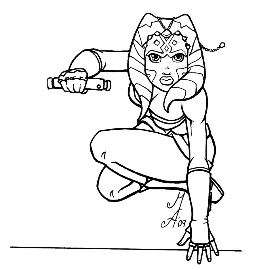 900x939 Ahsoka Mid Jump By Ambychan