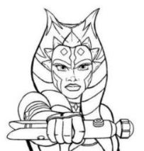 203x213 Jedi High Council Meeting On Coruscant Coloring Page