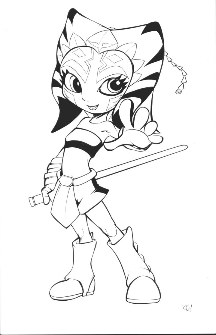 719x1112 Ahsoka For The Kids By Tonykordos