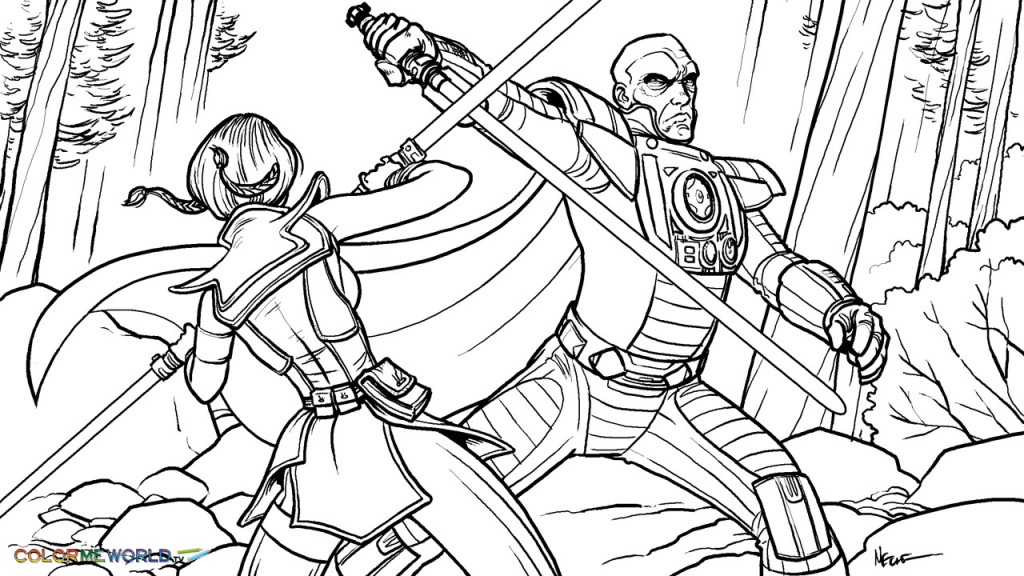 1024x576 Star Wars Clone Wars Coloring Pages