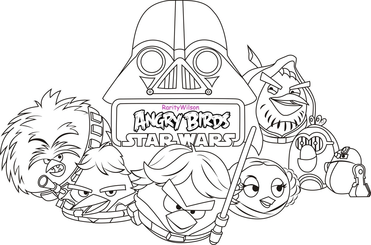 1200x795 Star Wars Coloring Page