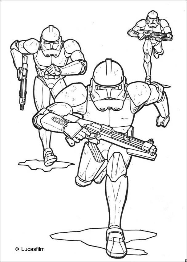 607x850 Clone Wars Coloring Pages Emperor Clone Soldiers Coloring Pages
