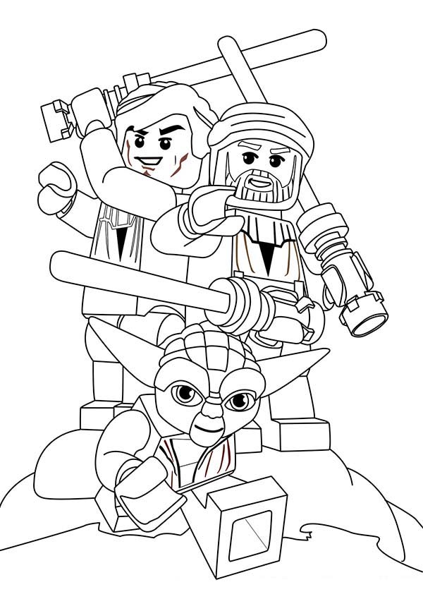 600x849 Lego Star Wars 3 Coloring Pages