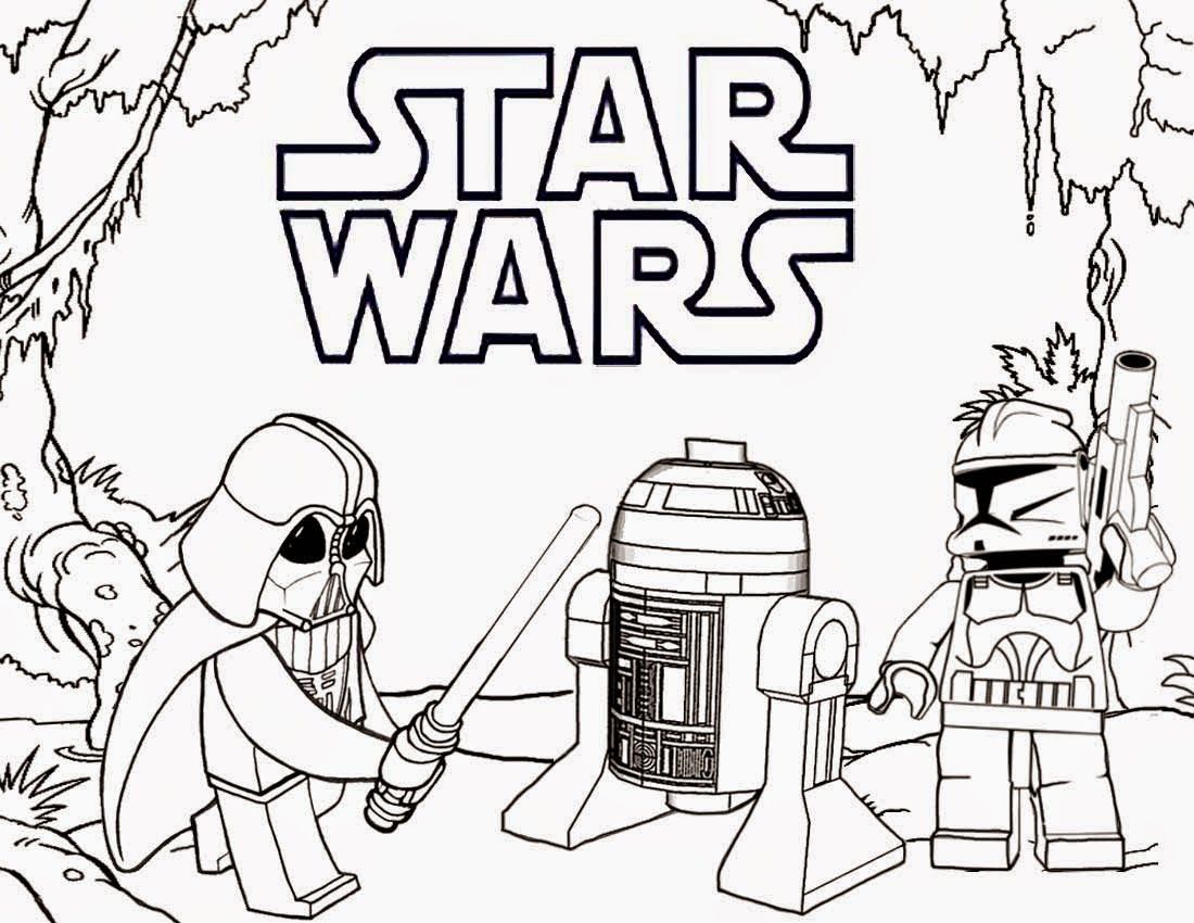 1100x850 Star Wars Christmas Coloring Pages 5