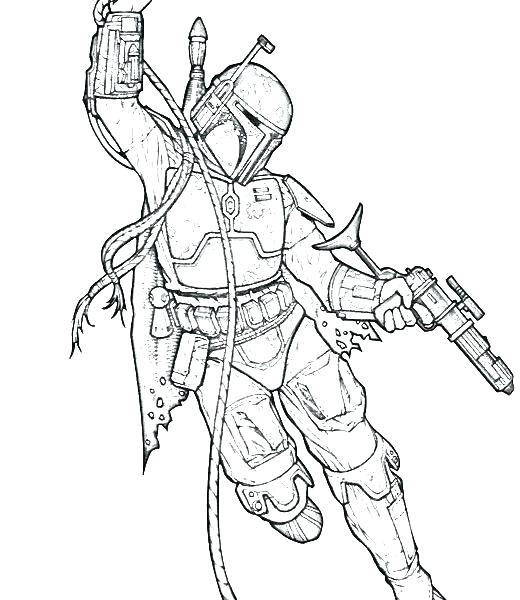 520x600 Printable Coloring Pages Star Wars Clone Troopers