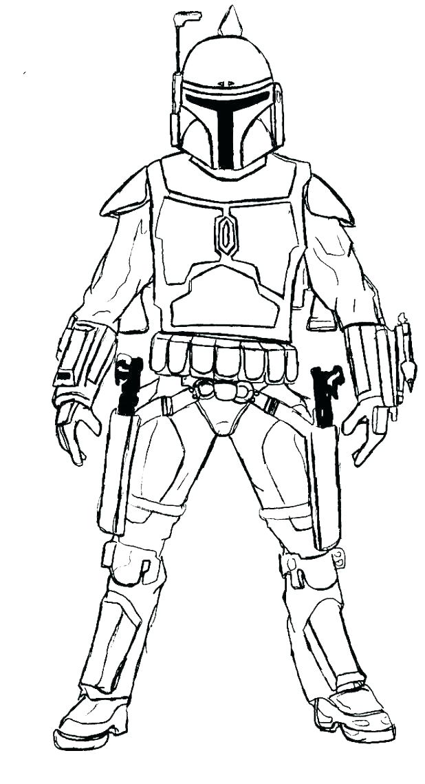 Star Wars Clone Trooper Coloring Pages