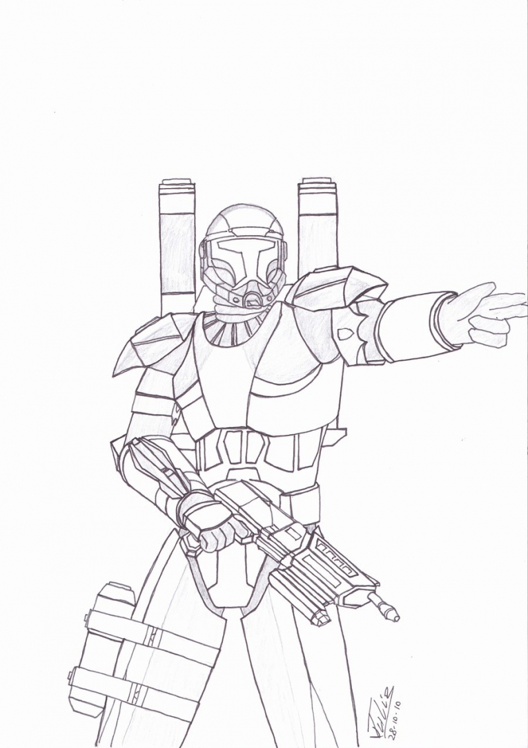 765x1082 Clone Trooper Coloring Pages Page Inside Star Wars