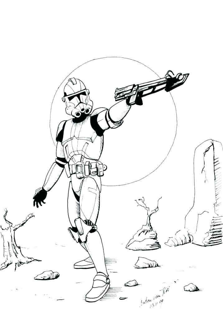 716x1024 Star Wars Clone Trooper Coloring Pages Clone Trooper Coloring