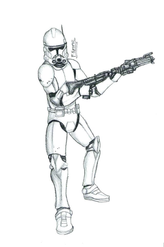 640x961 Clone Trooper Coloring Pages Clone Trooper Coloring Pages Clone
