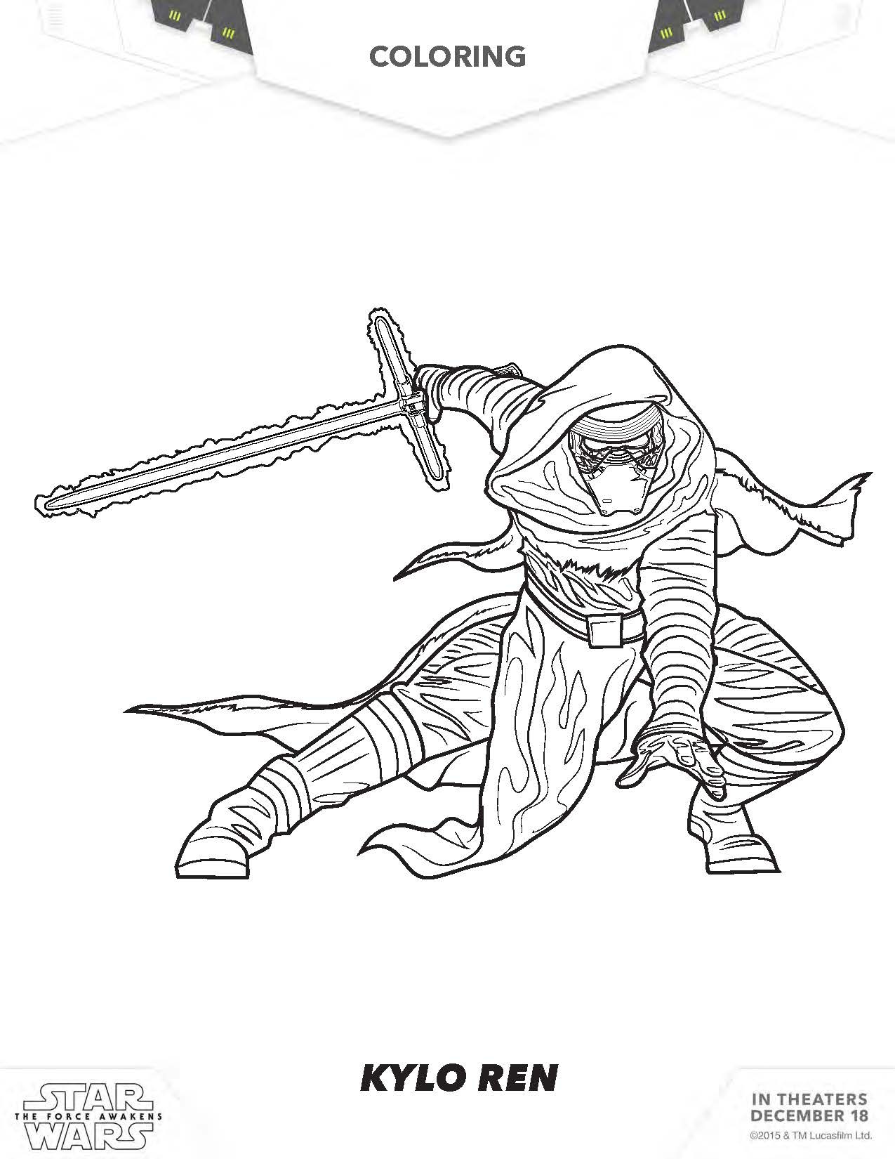 1275x1650 Star Wars Coloring Pages The Force Awakens Rey Cartoon Free