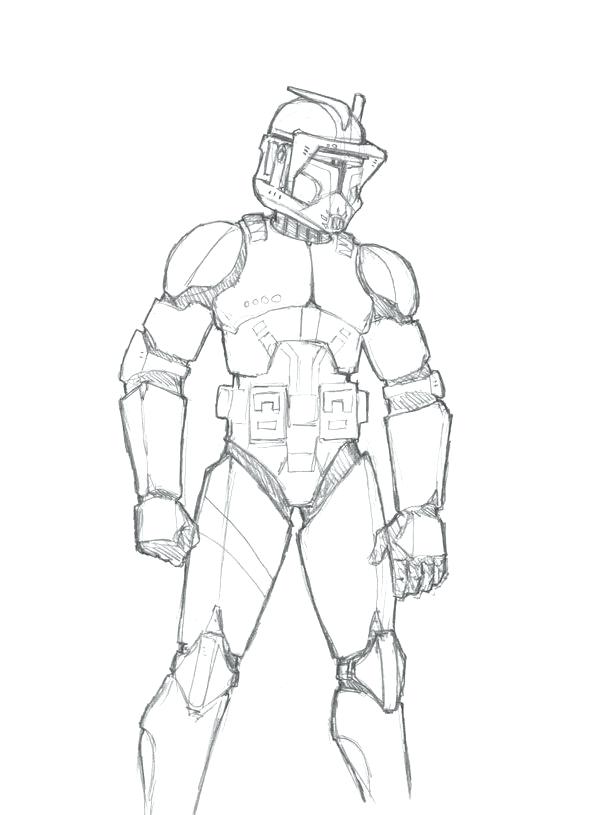 602x815 Star Wars Clone Trooper Coloring Pages Star Wars Coloring Pages