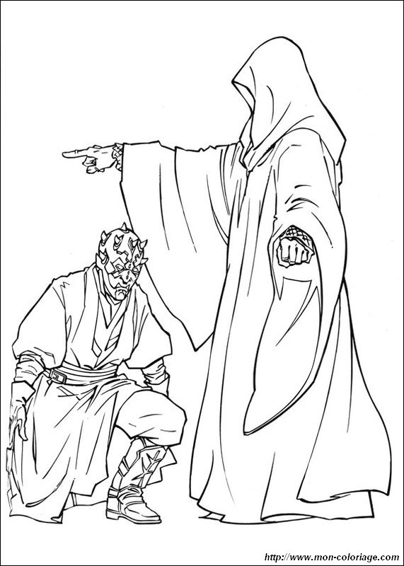 571x800 Coloring Star Wars, Page Sith Lord Darth Maul