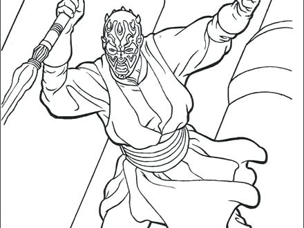 440x330 Darth Maul Coloring Pages Maul Star Wars Coloring Pages Color