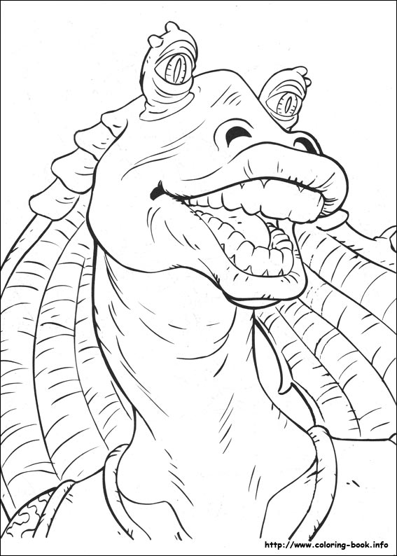 567x794 Star Wars Coloring Picture