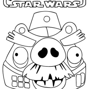 300x300 Angry Birds Star Wars Han Solo And Chewbacca Stand Guard Coloring