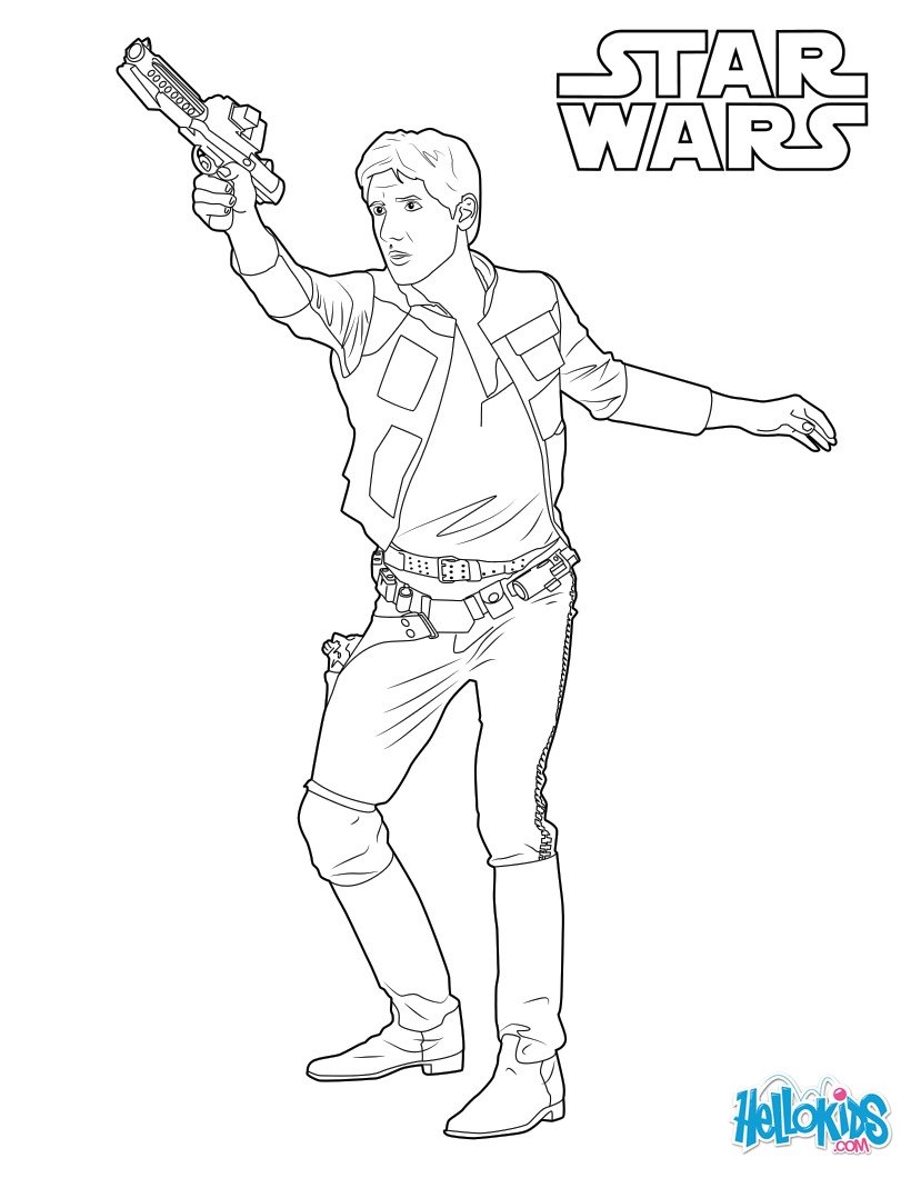 820x1060 Coloring Pages Han Solo And Chewbacca Star Wars Page