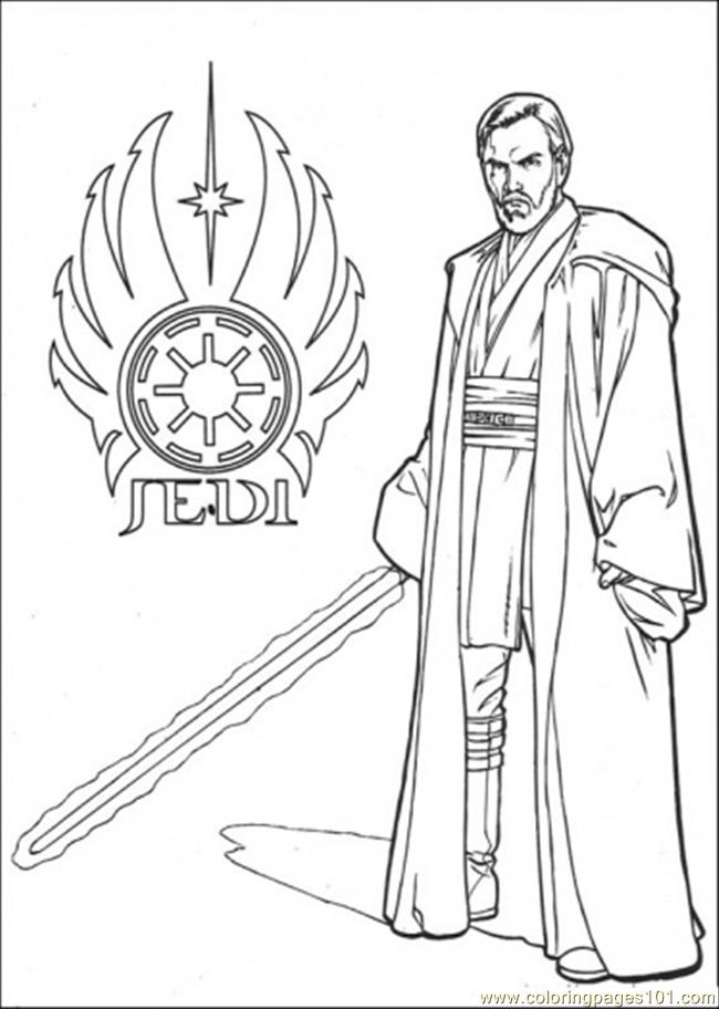 650x912 Obi Wan Kenobi 2 Coloring Page