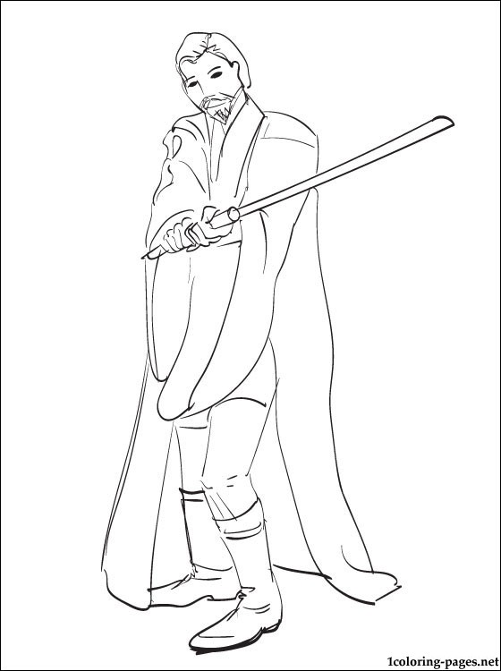 560x750 Star Wars Obi Wan Kenobi Coloring Page Coloring Pages