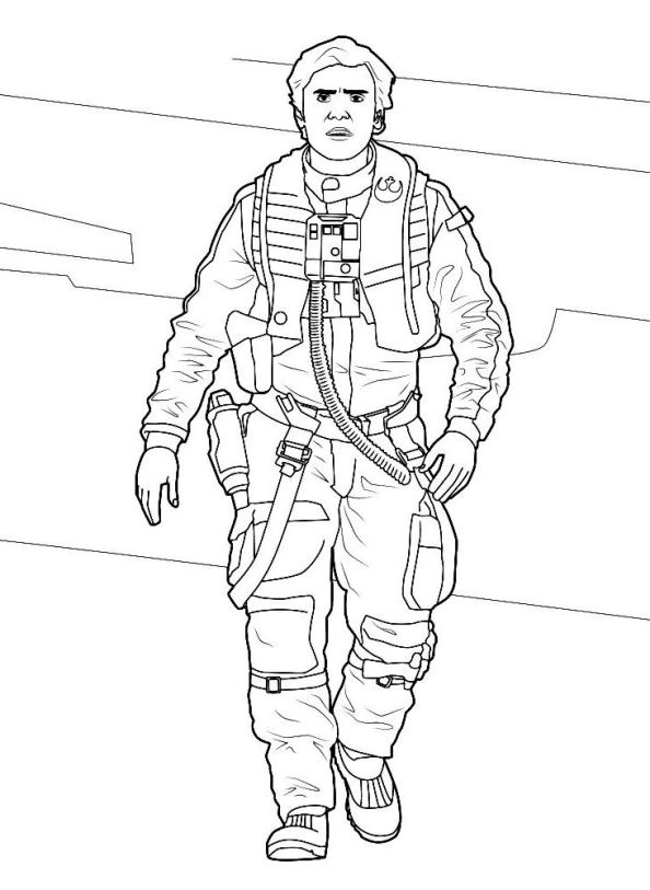 594x813 Kids N 21 Coloring Pages Of Star Wars The Force Awakens