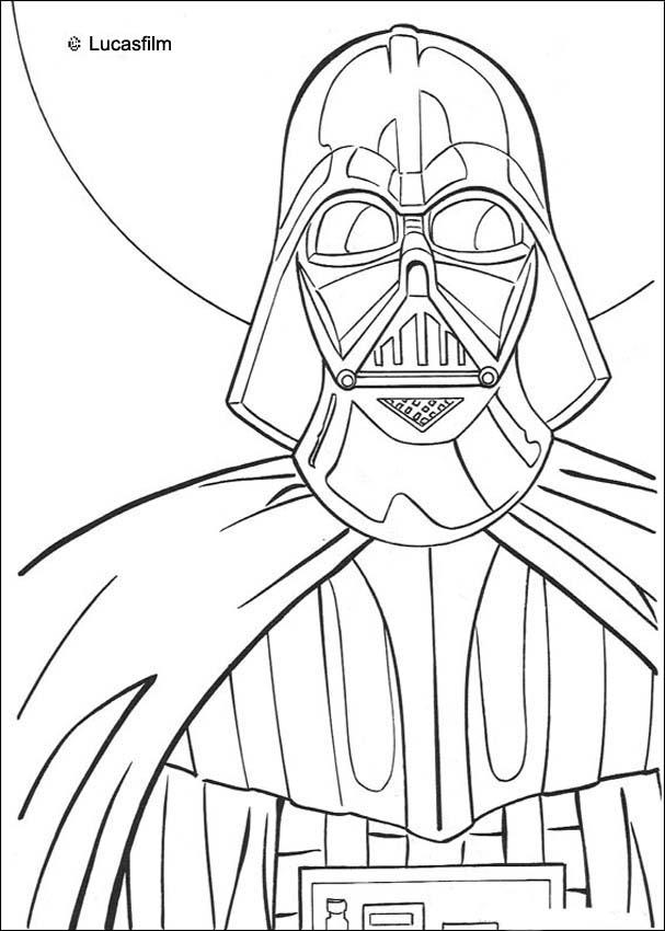 607x850 Darth Vader Coloring Pages 11 Star Wars Online Coloring Sheets