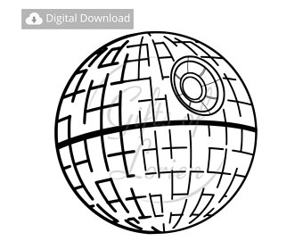 340x270 Death Star Art Etsy