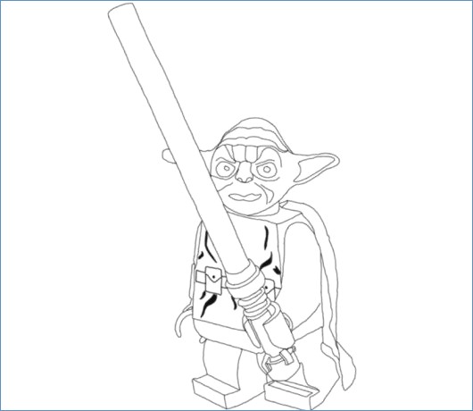 530x460 Star Wars Coloring Pages Death Star