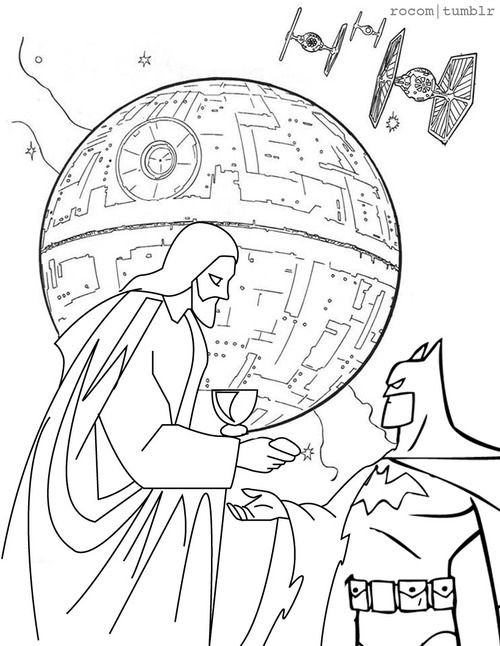 500x646 Star Wars Coloring Pages Death The Best Book Ever Page 2 Jesus