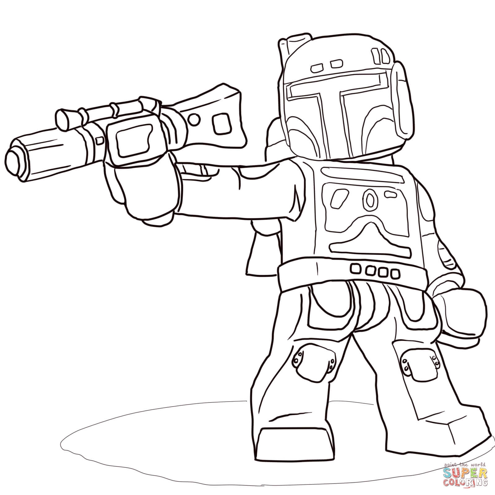 1600x1600 Lego Battle Droid Star Wars Cartoons Coloring In Pages