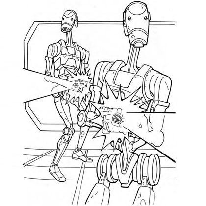 420x420 Star Wars Droid Coloring Pages