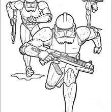 220x220 Star Wars Battle Droids Coloring Pages