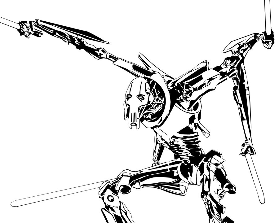 900x720 General Grievous By Livelynightmare