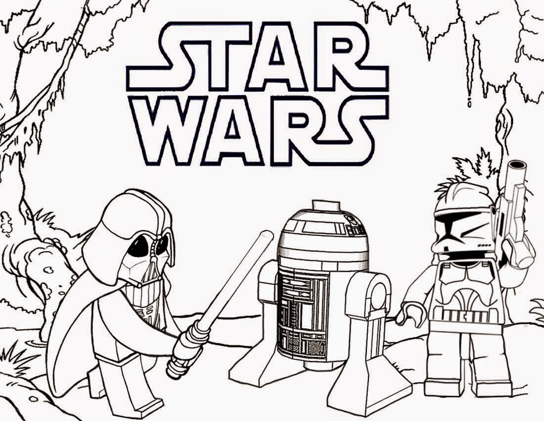 1100x850 Lego Star Wars Free Coloring Page Kids, Lego, Movies, Star Wars