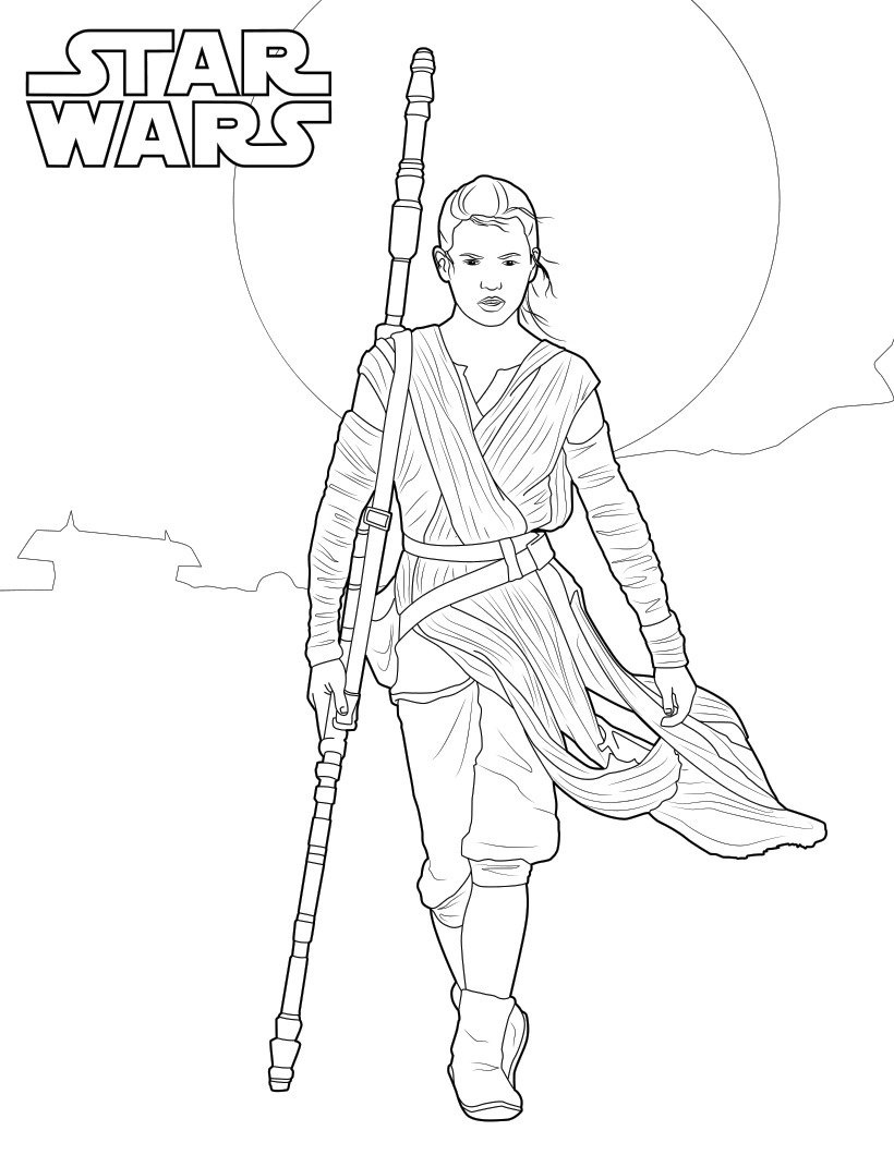 Star Wars Jedi Coloring Pages