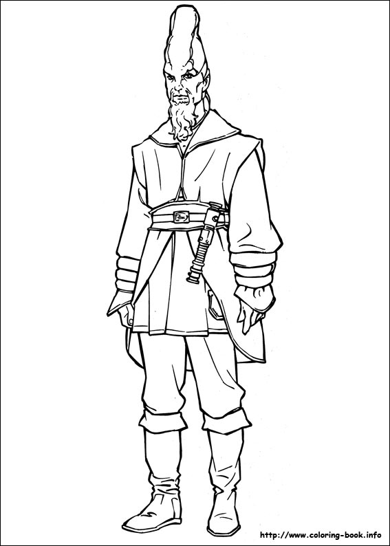 567x794 Star Wars Coloring Picture