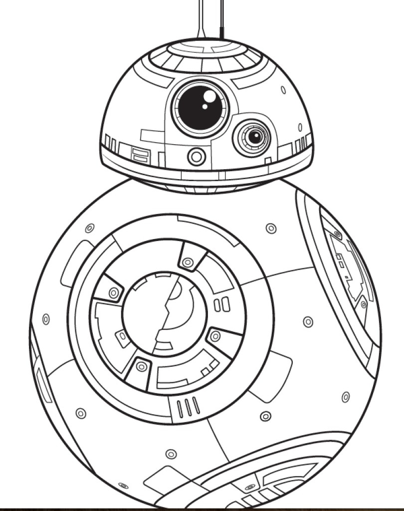 810x1024 Star Wars Coloring Page Unique Bb8 Star Wars Coloring Pages