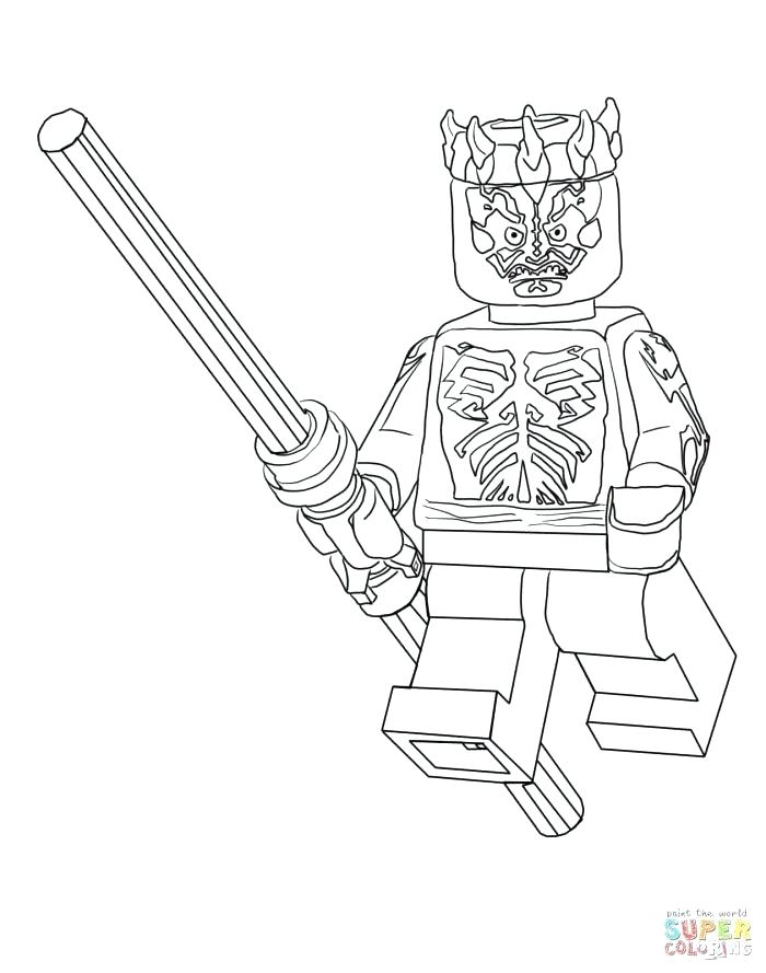 700x889 Darth Vader Luke Skywalker Coloring Pages Star Wars Maul Page