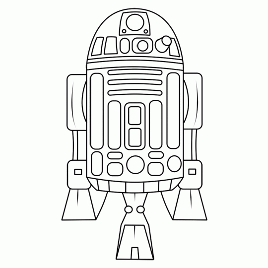 Star Wars R2d2 Coloring Pages