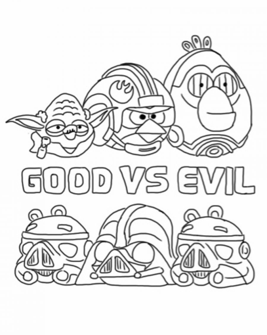900x1129 Angry Birds Star Wars Coloring Pages
