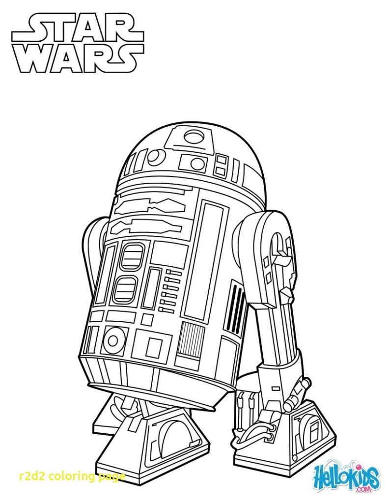 792x1024 R2d2 Coloring Page With R2 D2 Star Wars Pages Hellokids Of 3