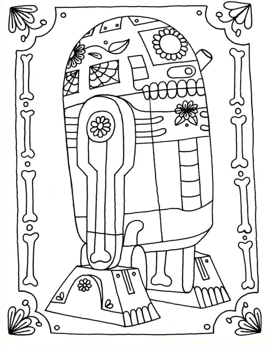 869x1108 R2d2 Colouring Pages Lego Star Wars Coloring Printable And Sheets