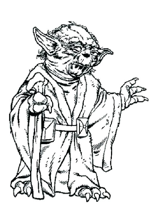 526x727 Star Wars Coloring Pages Free